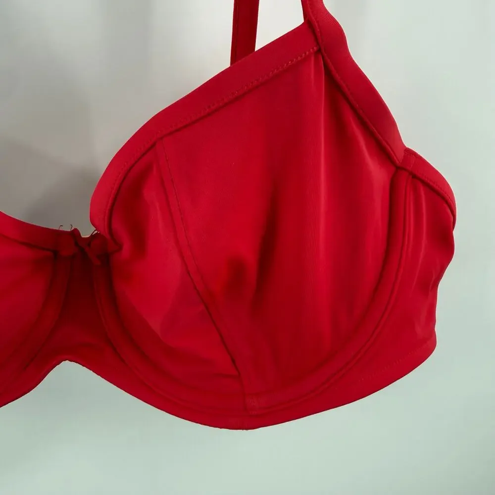Frankies Bikinis x Victorias Secret Pink Bikini Top Size XL Underwire Swim NWT